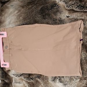 Khaki uniform skirt 4t or 5t ounce